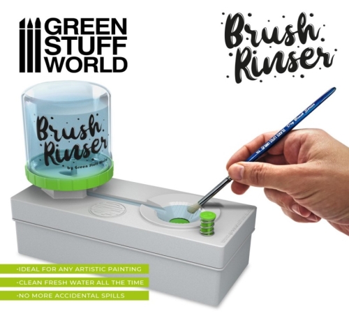Green Stuff Wasserspender für Pinsel Malerei- Brush Rinser